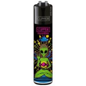 Clipper Lighters Classic Trippy Alien 3