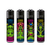 Clipper Lighters Classic Trippy Alien (48pcs/présentoir)