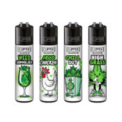 Clipper Lighters Classic Weed Slogan #10 (48pcs/présentoir)