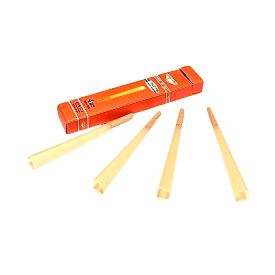 Diamond Leaf King Size Pre-rolled Cones with Filters 4 Per Pack (28packs:display)-Wholesale-3