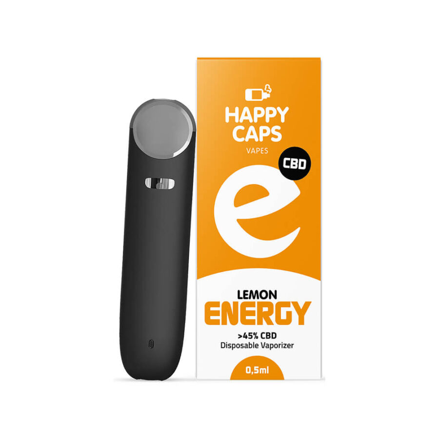 Happy Caps Vaporisateurs Jetables 0.5ml (5pcs/présentoir)