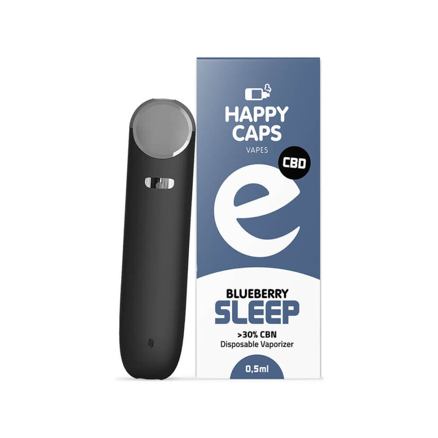 Happy Caps Vaporisateurs Jetables 0.5ml (5pcs/présentoir)