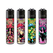 Briquets Clipper Classiques Champignons Coquins (48 pièces:présentoir) Vente en Gros-1