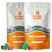 Orange County CBD Gummies Mixed Fruit Flavor Cubes