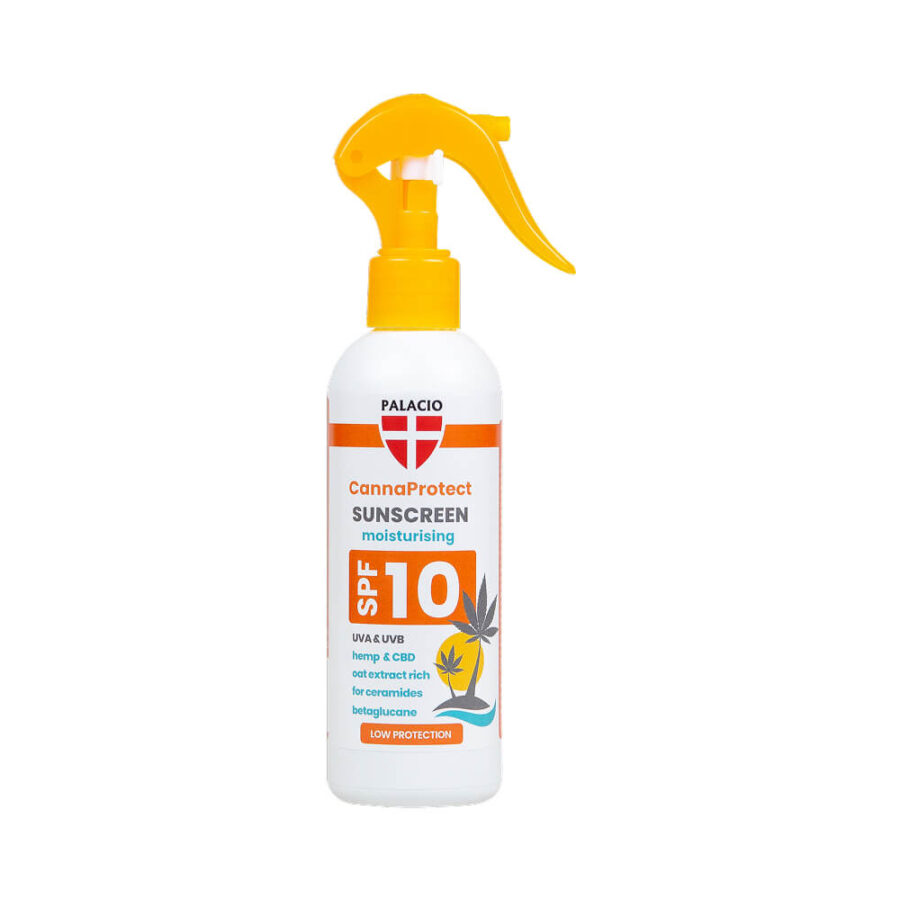Lait solaire au chanvre Palacio CannaProtect SPF10 200ml en gros
