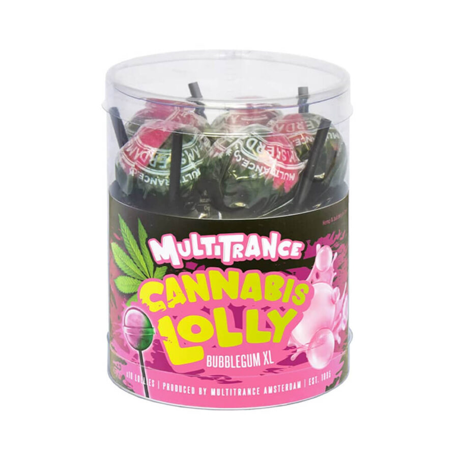 Cannabis Lollipops Bubblegum Flavour Giftbox 10pcs (12packs:masterbox)-Wholesale 1