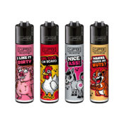 Briquets Clipper Classiques Animaux Sexy (48pcs:présentoir)-Gros 1
