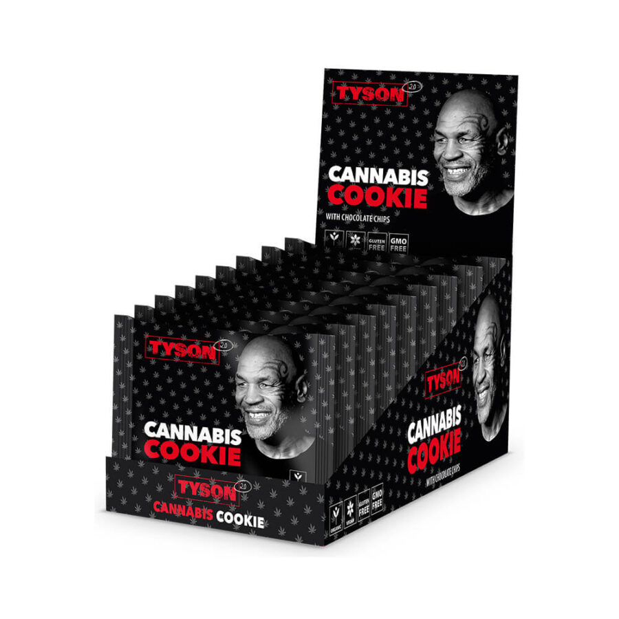 Cookies au Cannabis Tyson 2.0 aux Pépites de Chocolat (10 pièces/présentoir) - Gros 1