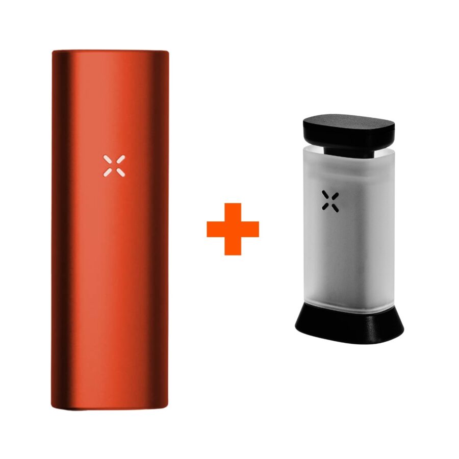 Bundle PAX Mini Poppy O Dry Herb Vaporizer + Puck Press