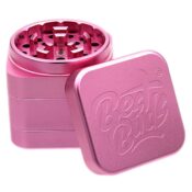 Best buds the cube broyeur aluminium 4 parties (50mm) 3 Best Buds The Cube Aluminium Grinder 4 Parts 50mm Pink