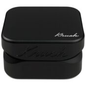 Krush Kube 2.0 Aluminium Grinder 2 Parts – 55mm Black