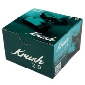 Krush Kube 2.0 Aluminium Grinder 2 Parts–55mm Emerald Green