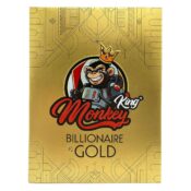 Monkey King billionaire Gold KS feuilles à rouler ultra-fines non blanchies (24 pcs/présentoir) 2 Monkey King Billionaire Gold KS Unbleached Ultrathin Rolling Papers 24pcsdisplay