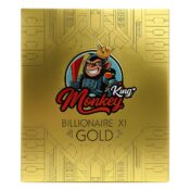 Monkey King Billionaire Gold XL feuilles à rouler non blanchies ultra-fines 130 mm (24 pièces/présentoir) 2 Monkey King Billionaire Gold XL Unbleached Ultrathin Rolling Papers 130 mm 24pcsdisplay