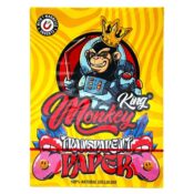 Monkey King papier à rouler transparent 100% cellulose naturelle (24 pièces/présentoir) 2 Monkey King Transparent Pink 100 Natural Cellulose Paper 24pcsdisplay 2