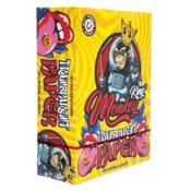 Monkey King papier à rouler transparent 100% cellulose naturelle (24 pièces/présentoir) 3 Monkey King Transparent Pink 100 Natural Cellulose Paper 24pcsdisplay 3