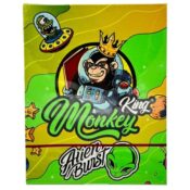 Monkey King papiers à rouler non blanchis alien burst King size slim avec filtres (24 pcs/présentoir) 2 Monkey King Unbleached Rolling Papers Alien Burst King Size Slim with Tips 24pcsdisplay 2
