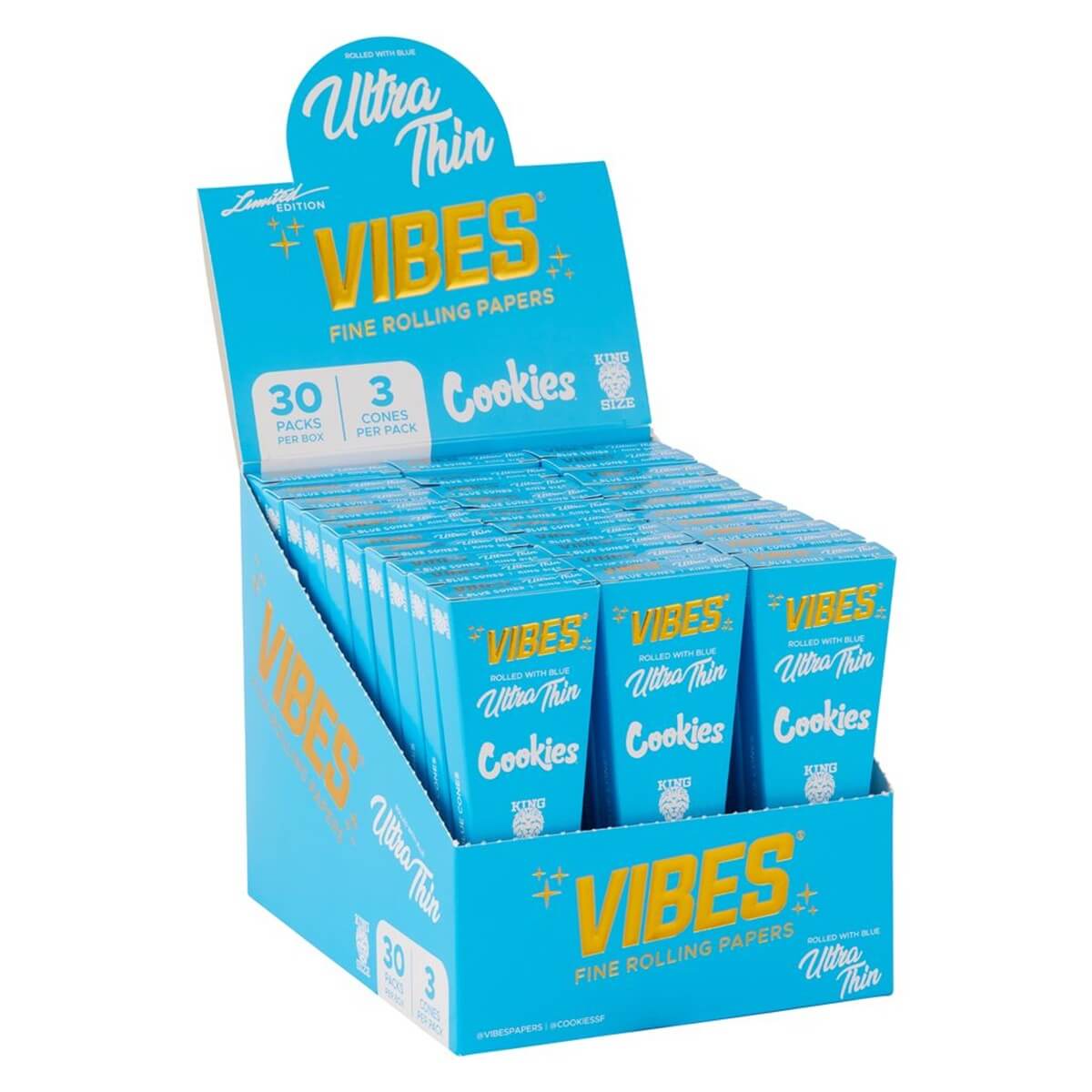 VIBES-x-COOKIES-Cones-King-Size-Slim-Ultra-Thin VIBES x COOKIES Cones King Size Slim Ultra Thin