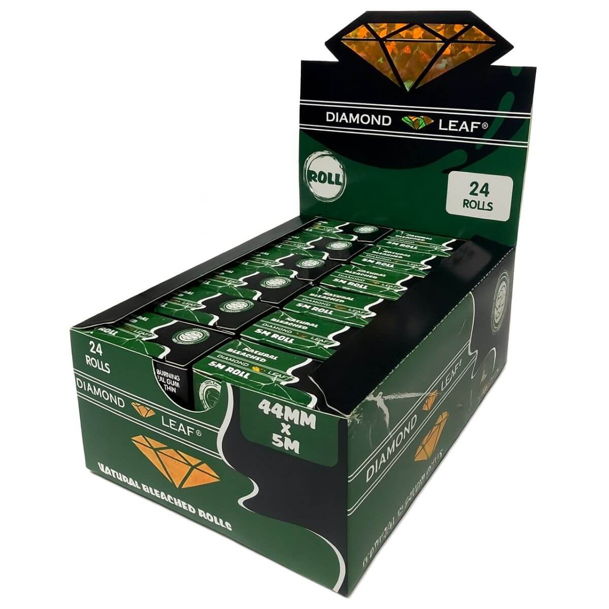 Diamond Leaf Natural Bleached Rolls Diamond Leaf Natural Bleached Rolls