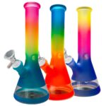Rainbow Gradient Glass Bong 25cm