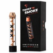 Twist ‘n Smoke Twisted Glass Blunt Amsterdam Special Edition Golden Rose