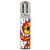 Clipper Lighters Classic Large Burningman 24pcsdisplay 2
