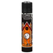 Clipper Lighters Classic Large Scary Cucut 24pcsdisplay 1