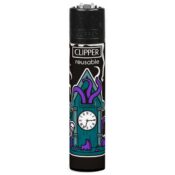 Clipper Lighters Classic Large Scary Cucut 24pcsdisplay 2