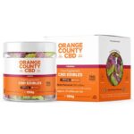 Orange County CBD Cerises gélifiées 400 mg CBD Petit tube Orange County CBD Small Tube Gummies Cherries 400mg CBD 125g