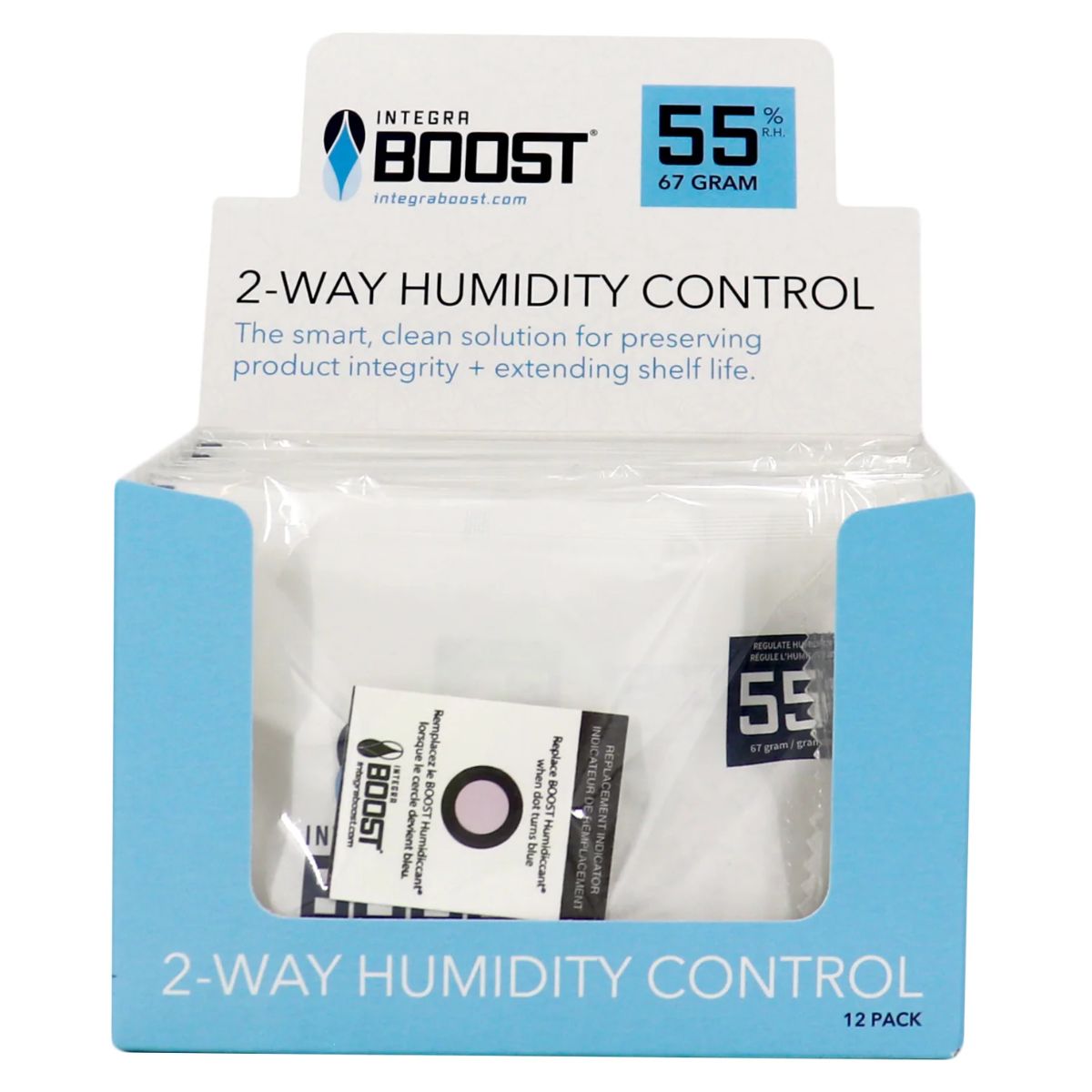 Integra Boost 2-Way Humidity Control 55% RH – 67 Grams Integra Boost 2 Way Humidity Control 55 RH – 67 Grams