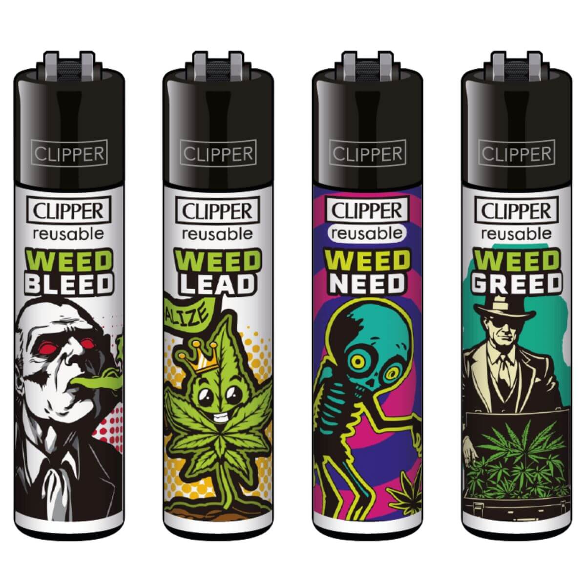 Clipper Classic Large Weed Rhyme (48 pcs/présentoir) Clipper Classic Large Weed Rhyme (48 pcs/présentoir)