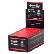 Futurola x Tyson 2.0 Feuilles à rouler King Size + Filtres (24 pièces/présentoir)