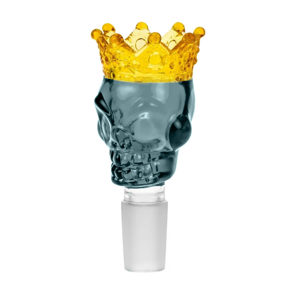 glass-bowl-skull-crown-teal glass bowl skull crown teal