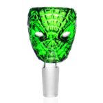 glass bowl spiderman green