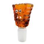 glass bowl sponge amber