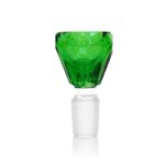 wholesale glass bowl bong diamond shaped green