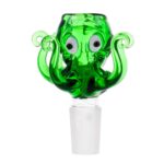 wholesale glass bowl octopus green