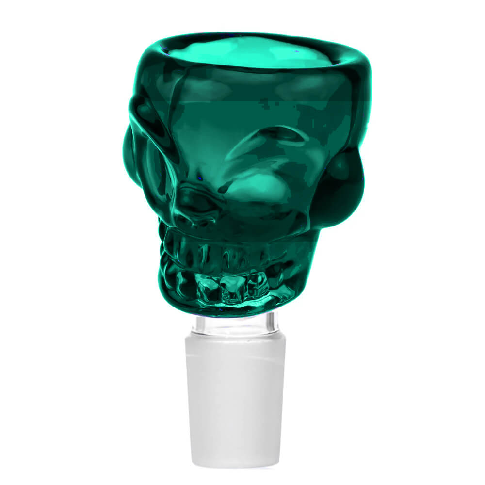wholesale-glass-bowl-skull-teal wholesale glass bowl skull teal