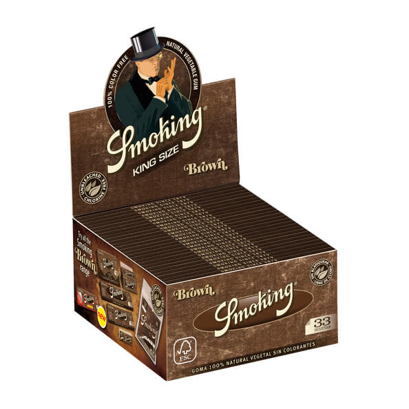 wholesale smoking brown kingsize rolling papers