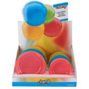 Champ High Colorful Glass Ashtray 8pcsdisplay 1