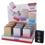 Champ Briquet à Gaz Spray Dégradé High (12 pcs/présentoir) Champ Briquet à Gaz Spray Dégradé High (12 pcs/présentoir)