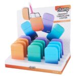 Champ High Briquet Turboflamme Dégradé (12 pièces/présentoir) Champ High Briquet Turboflamme Dégradé (12 pièces/présentoir)