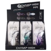 Champ High Little Man Glass Pipes 12pcsdisplay 1