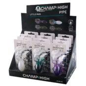 Champ High Pipes en verre Little Man (12 pcs/présentoir)
