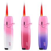 Champ High Pink Bicolar Turboflame Lighter 12pcsdisplay 6