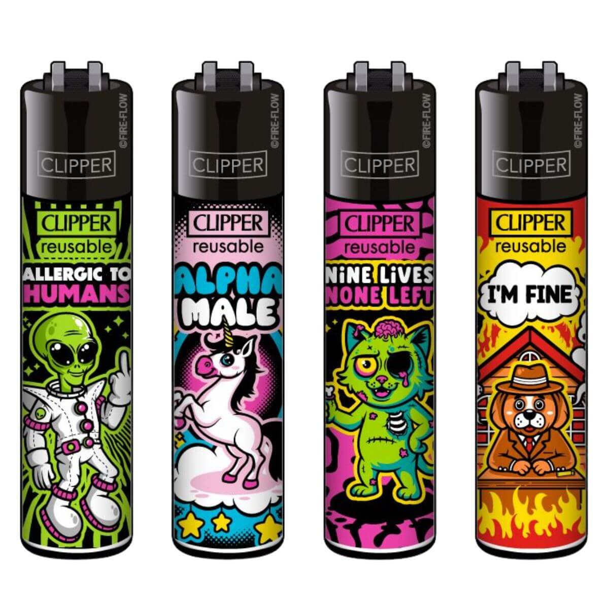 Clipper Classic Large Mix Slogan 14 (48 pcs/présentoir) Clipper Classic Large Mix Slogan 14 (48 pcs/présentoir)