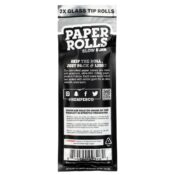Hemper King Size Glass Tipped Classic White Paper Rolls 12pcsdisplay 4