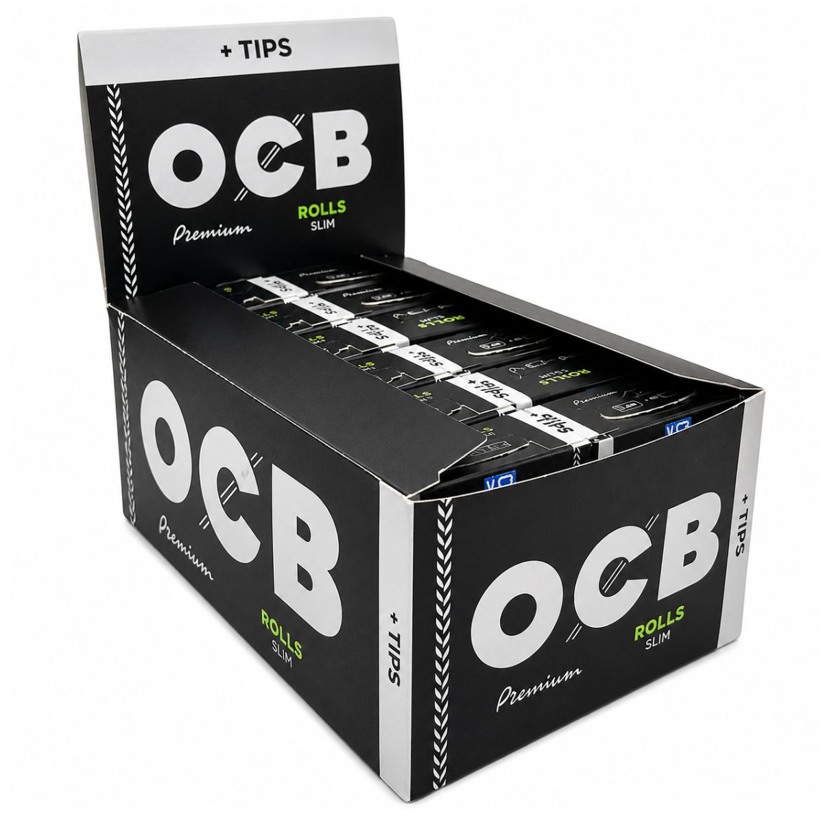 OCB Premium Rouleaux Ultra Fins + Filtres (24 pcs/présentoir) OCB Premium Rouleaux Ultra Fins + Filtres (24 pcs/présentoir)