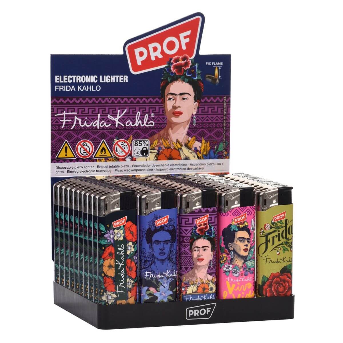 Briquet Prof Fixflame Frida (50 pcs/présentoir) Briquet Prof Fixflame Frida (50 pcs/présentoir)