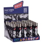 Prof Briquet Pocket Infinite Black & Cats (25 pcs/présentoir)